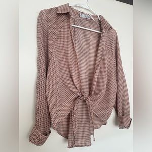 Yours Truly long sleeve blouse